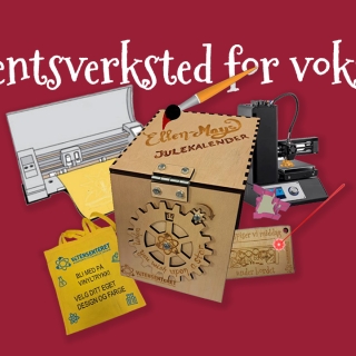 Collage av alt man lage på verkstedet.